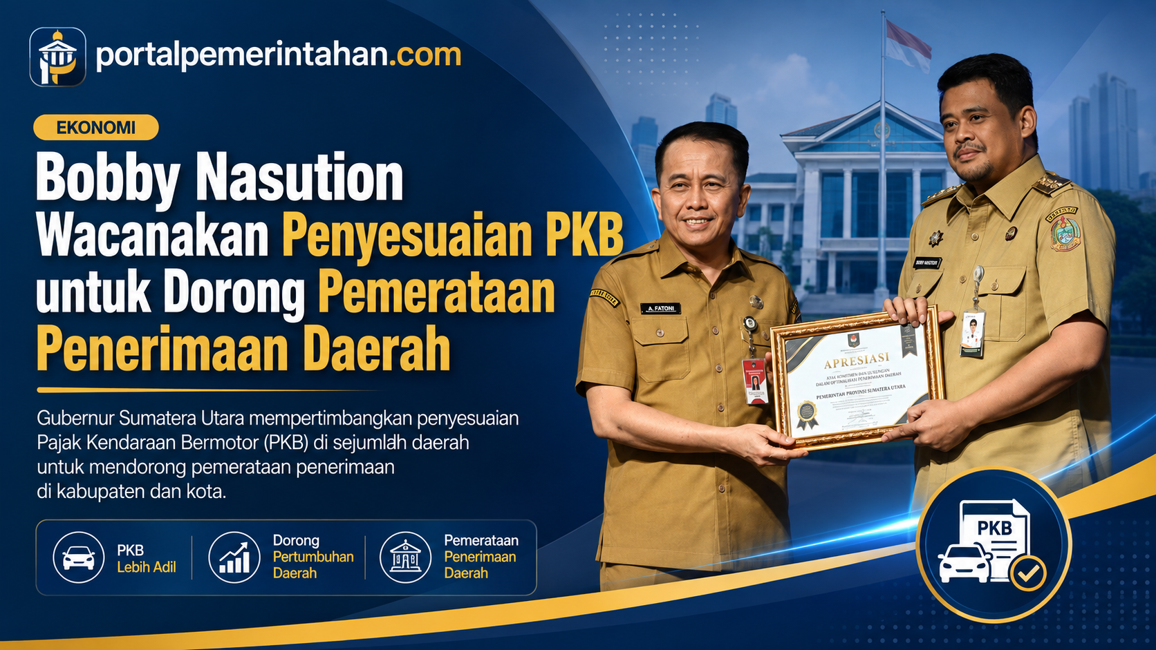 Bobby Nasution Pertimbangkan Penyesuaian PKB untuk Pemerataan Pendapatan Daerah